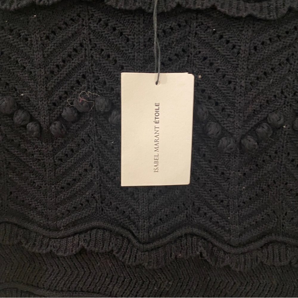 Isabel Marant Etoile knit 3/4 sleeve top sweater - Picture 4 of 14